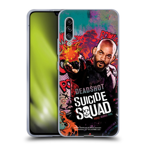 Suicide Squad 2016 Graphics Deadshot Poster Soft Gel Case for Samsung Galaxy A90 5G (2019)