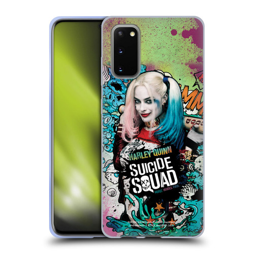 Suicide Squad 2016 Graphics Harley Quinn Poster Soft Gel Case for Samsung Galaxy S20 / S20 5G