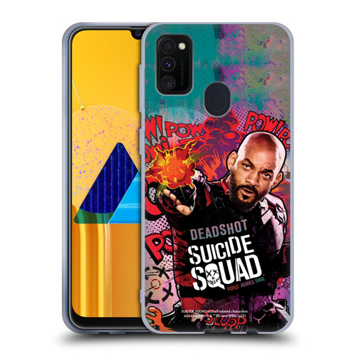 Suicide Squad 2016 Graphics Deadshot Poster Soft Gel Case for Samsung Galaxy M30s (2019)/M21 (2020)