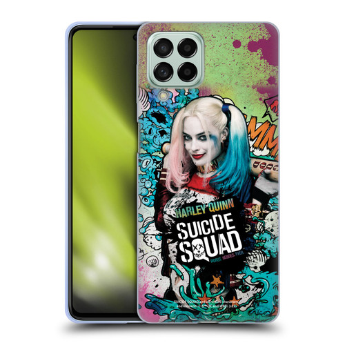 Suicide Squad 2016 Graphics Harley Quinn Poster Soft Gel Case for Samsung Galaxy M53 (2022)