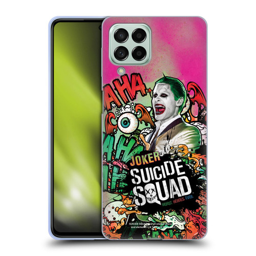 Suicide Squad 2016 Graphics Joker Poster Soft Gel Case for Samsung Galaxy M53 (2022)