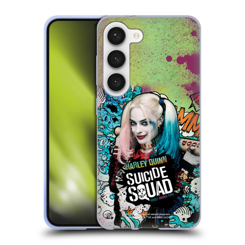 Suicide Squad 2016 Graphics Harley Quinn Poster Soft Gel Case for Samsung Galaxy S23 5G