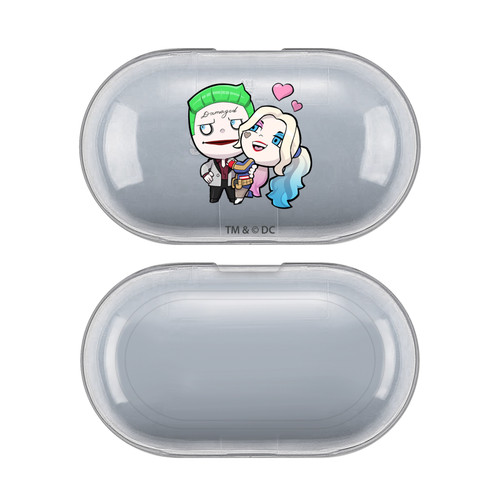 Suicide Squad 2016 Graphics Joker And Harley Clear Hard Crystal Cover Case for Samsung Galaxy Buds / Buds Plus