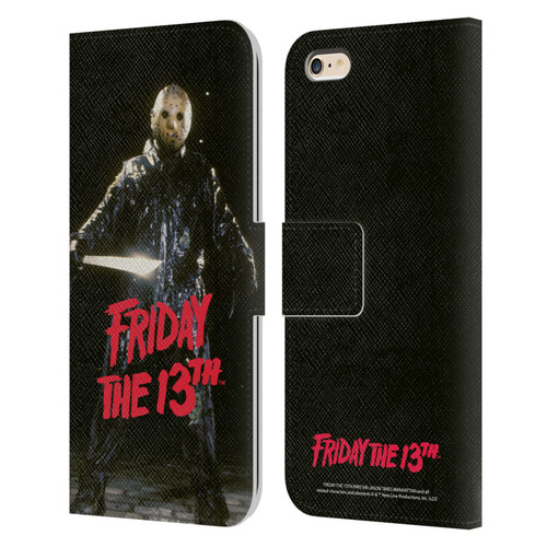 Friday the 13th Part VIII Jason Takes Manhattan Graphics Jason Voorhees Leather Book Wallet Case Cover For Apple iPhone 6 Plus / iPhone 6s Plus