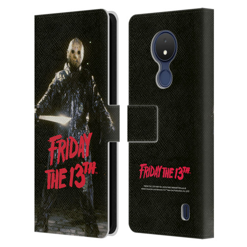 Friday the 13th Part VIII Jason Takes Manhattan Graphics Jason Voorhees Leather Book Wallet Case Cover For Nokia C21