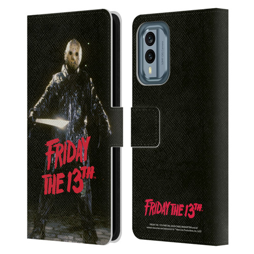 Friday the 13th Part VIII Jason Takes Manhattan Graphics Jason Voorhees Leather Book Wallet Case Cover For Nokia X30