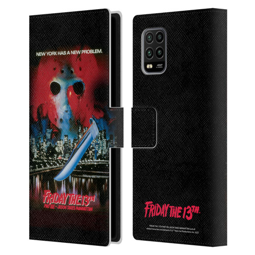 Friday the 13th Part VIII Jason Takes Manhattan Graphics Key Art Leather Book Wallet Case Cover For Xiaomi Mi 10 Lite 5G