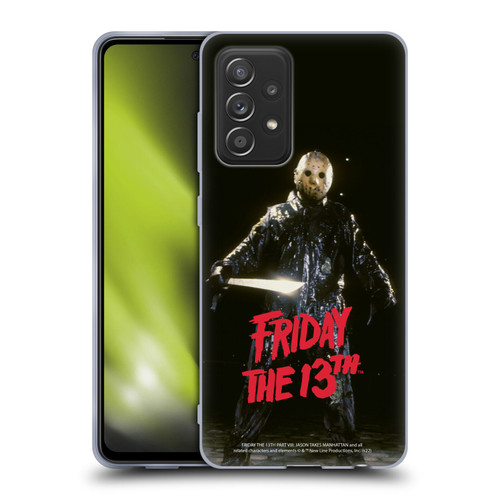 Friday the 13th Part VIII Jason Takes Manhattan Graphics Jason Voorhees Soft Gel Case for Samsung Galaxy A52 / A52s / 5G (2021)