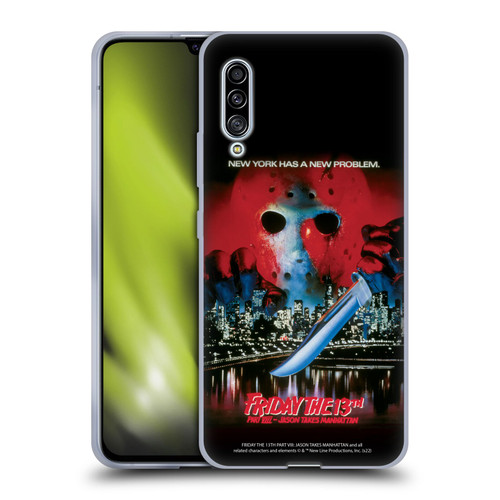 Friday the 13th Part VIII Jason Takes Manhattan Graphics Key Art Soft Gel Case for Samsung Galaxy A90 5G (2019)