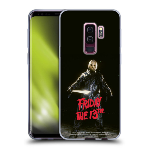 Friday the 13th Part VIII Jason Takes Manhattan Graphics Jason Voorhees Soft Gel Case for Samsung Galaxy S9+ / S9 Plus