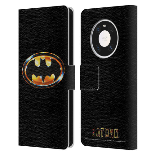 Batman (1989) Key Art Logo Leather Book Wallet Case Cover For Huawei Mate 40 Pro 5G