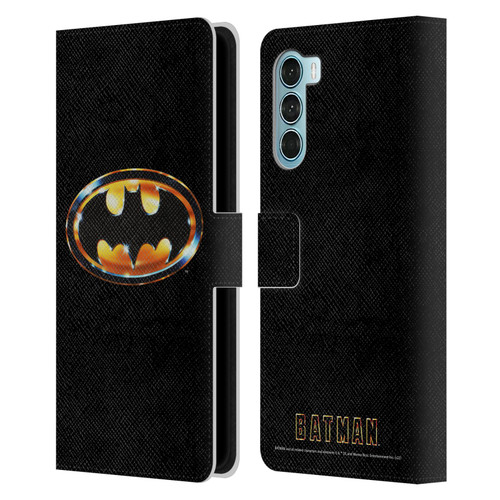 Batman (1989) Key Art Logo Leather Book Wallet Case Cover For Motorola Edge S30 / Moto G200 5G