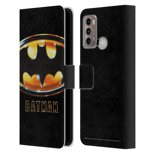 Batman (1989) Key Art Poster Leather Book Wallet Case Cover For Motorola Moto G60 / Moto G40 Fusion