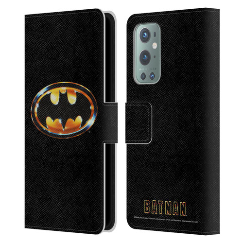 Batman (1989) Key Art Logo Leather Book Wallet Case Cover For OnePlus 9