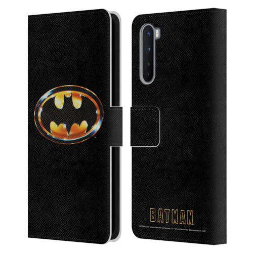 Batman (1989) Key Art Logo Leather Book Wallet Case Cover For OnePlus Nord 5G