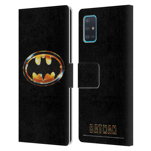 Batman (1989) Key Art Logo Leather Book Wallet Case Cover For Samsung Galaxy A51 (2019)