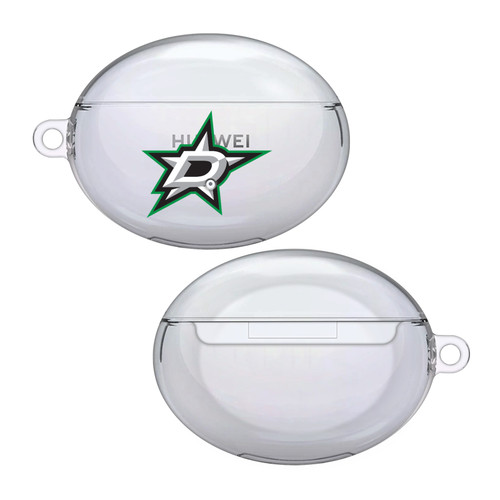 NHL Team Logo 1 Dallas Stars Clear Hard Crystal Cover Case for Huawei Freebuds 4