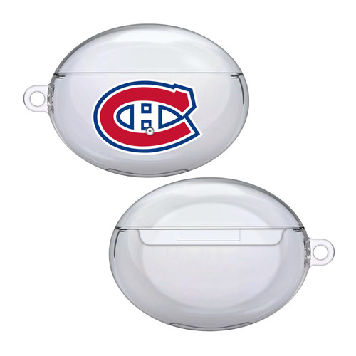 NHL Team Logo 1 Montreal Canadiens Clear Hard Crystal Cover Case for Huawei Freebuds 4