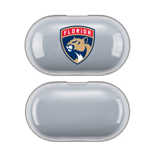 NHL Team Logo 1 Florida Panthers Clear Hard Crystal Cover Case for Samsung Galaxy Buds / Buds Plus