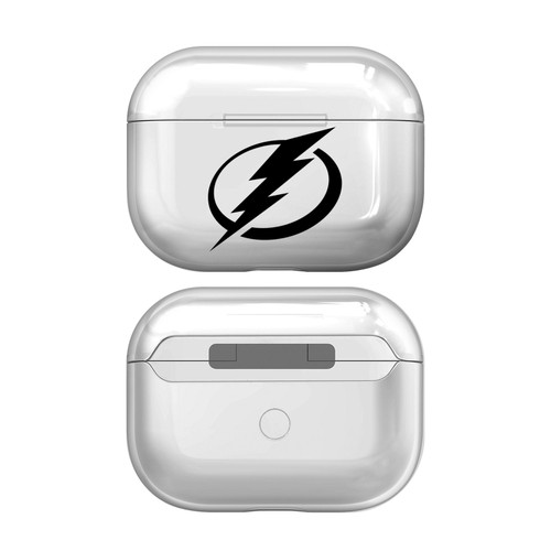 NHL Team Logo Tampa Bay Lightning Clear Hard Crystal Cover Case for Apple AirPods Pro Charging Case