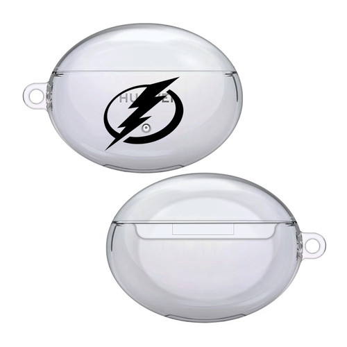 NHL Team Logo Tampa Bay Lightning Clear Hard Crystal Cover Case for Huawei Freebuds 4