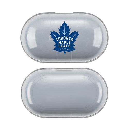NHL Team Logo Toronto Maple Leafs Clear Hard Crystal Cover Case for Samsung Galaxy Buds / Buds Plus