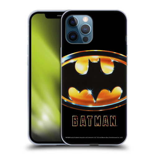 Batman (1989) Key Art Poster Soft Gel Case for Apple iPhone 12 Pro Max