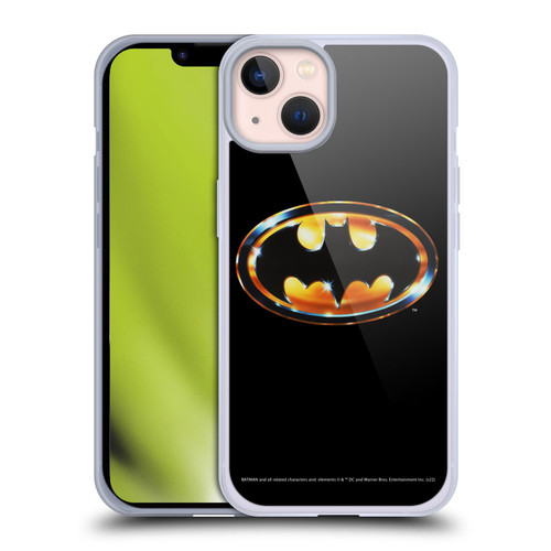 Batman (1989) Key Art Logo Soft Gel Case for Apple iPhone 13