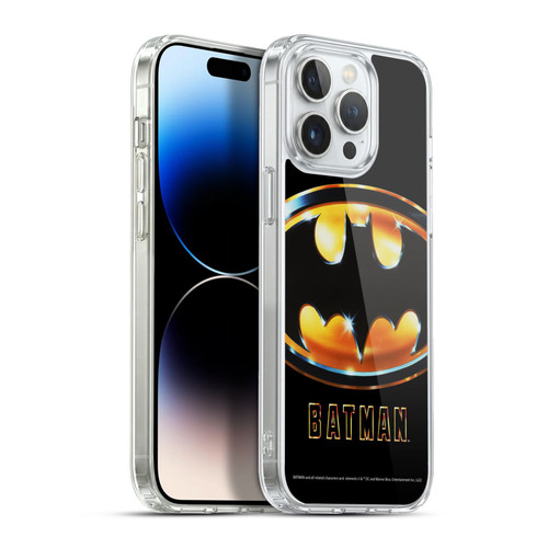 Batman (1989) Key Art Poster Soft Gel Case for Apple iPhone 13 Pro Max
