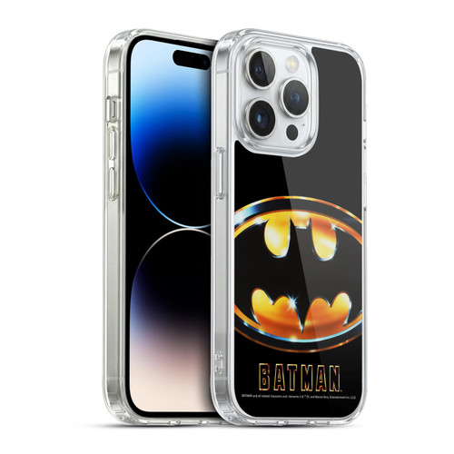 Batman (1989) Key Art Poster Soft Gel Case for Apple iPhone 13 Pro