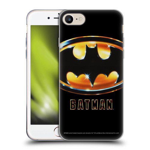 Batman (1989) Key Art Poster Soft Gel Case for Apple iPhone 7 / 8 / SE 2020 & 2022