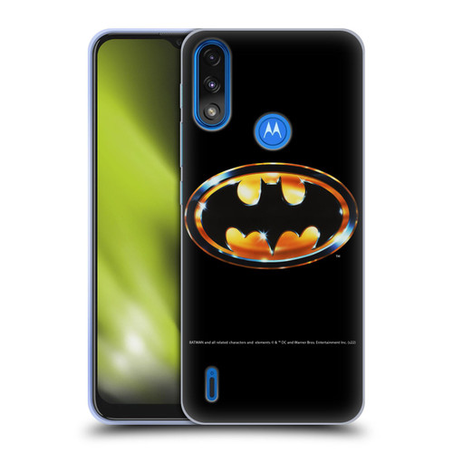 Batman (1989) Key Art Logo Soft Gel Case for Motorola Moto E7 Power / Moto E7i Power