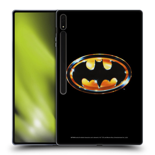 Batman (1989) Key Art Logo Soft Gel Case for Samsung Galaxy Tab S8 Ultra