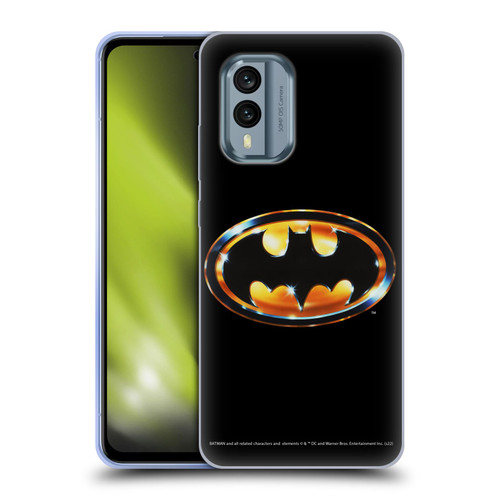 Batman (1989) Key Art Logo Soft Gel Case for Nokia X30