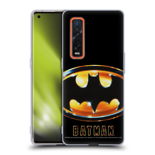 Batman (1989) Key Art Poster Soft Gel Case for OPPO Find X2 Pro 5G