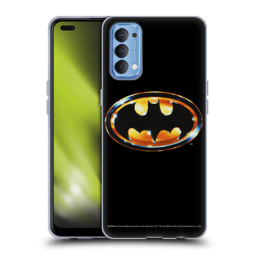 Batman (1989) Key Art Logo Soft Gel Case for OPPO Reno 4 5G