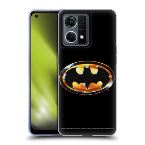 Batman (1989) Key Art Logo Soft Gel Case for OPPO Reno8 4G