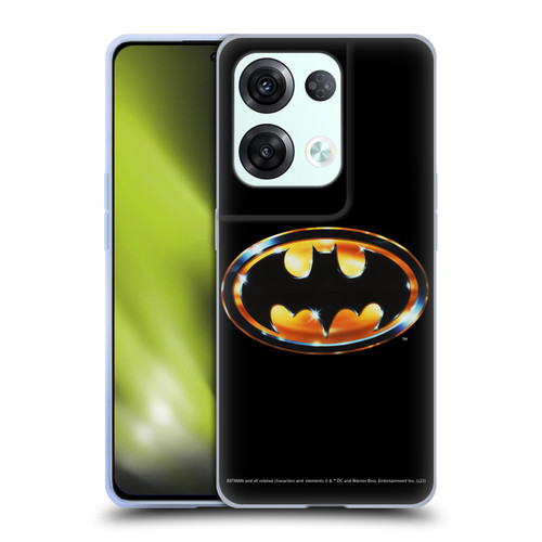 Batman (1989) Key Art Logo Soft Gel Case for OPPO Reno8 Pro