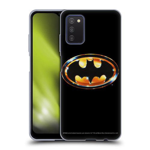 Batman (1989) Key Art Logo Soft Gel Case for Samsung Galaxy A03s (2021)