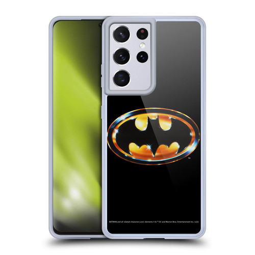 Batman (1989) Key Art Logo Soft Gel Case for Samsung Galaxy S21 Ultra 5G