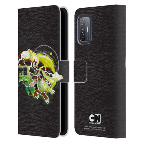 Ben 10: Omniverse Graphics Heatblast Leather Book Wallet Case Cover For HTC Desire 21 Pro 5G