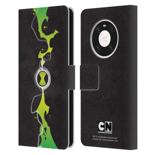 Ben 10: Omniverse Graphics Omnitrix Leather Book Wallet Case Cover For Huawei Mate 40 Pro 5G