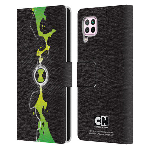 Ben 10: Omniverse Graphics Omnitrix Leather Book Wallet Case Cover For Huawei Nova 6 SE / P40 Lite