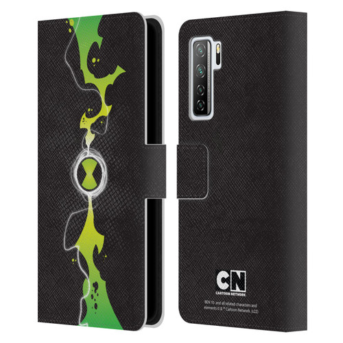 Ben 10: Omniverse Graphics Omnitrix Leather Book Wallet Case Cover For Huawei Nova 7 SE/P40 Lite 5G
