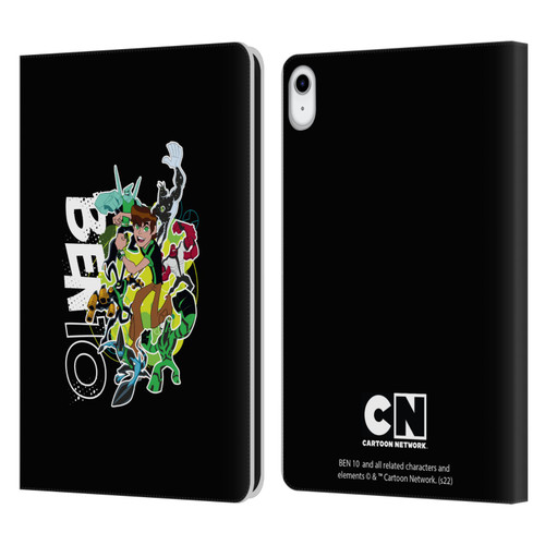 Ben 10: Omniverse Graphics Character Art Leather Book Wallet Case Cover For Apple iPad 10.9 (2022)