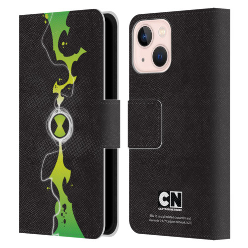 Ben 10: Omniverse Graphics Omnitrix Leather Book Wallet Case Cover For Apple iPhone 13 Mini