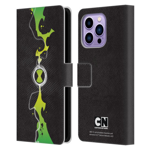 Ben 10: Omniverse Graphics Omnitrix Leather Book Wallet Case Cover For Apple iPhone 14 Pro Max