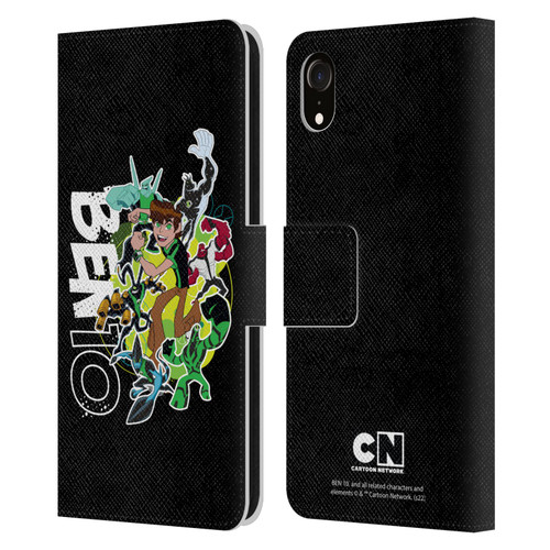 Ben 10: Omniverse Graphics Character Art Leather Book Wallet Case Cover For Apple iPhone XR