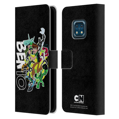 Ben 10: Omniverse Graphics Character Art Leather Book Wallet Case Cover For Nokia XR20