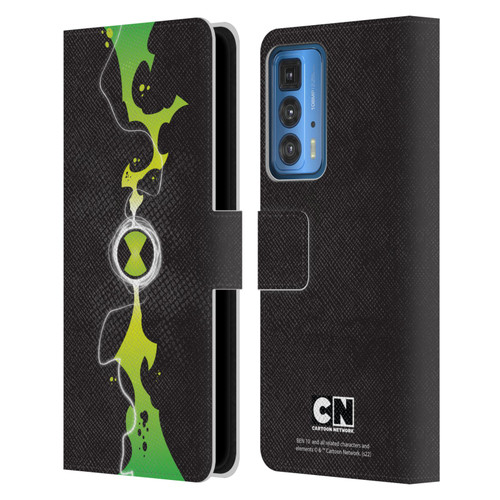 Ben 10: Omniverse Graphics Omnitrix Leather Book Wallet Case Cover For Motorola Edge 20 Pro